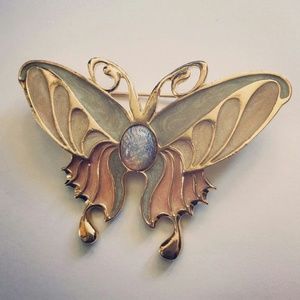 Art Deco Butterfly Pin